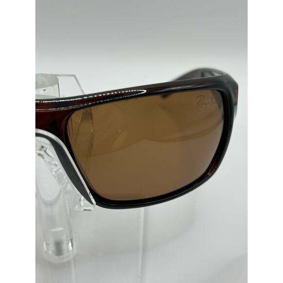 Ray-Ban Wrap Sunglasses Brown Tortoise 66-18-120 Italy main image 9